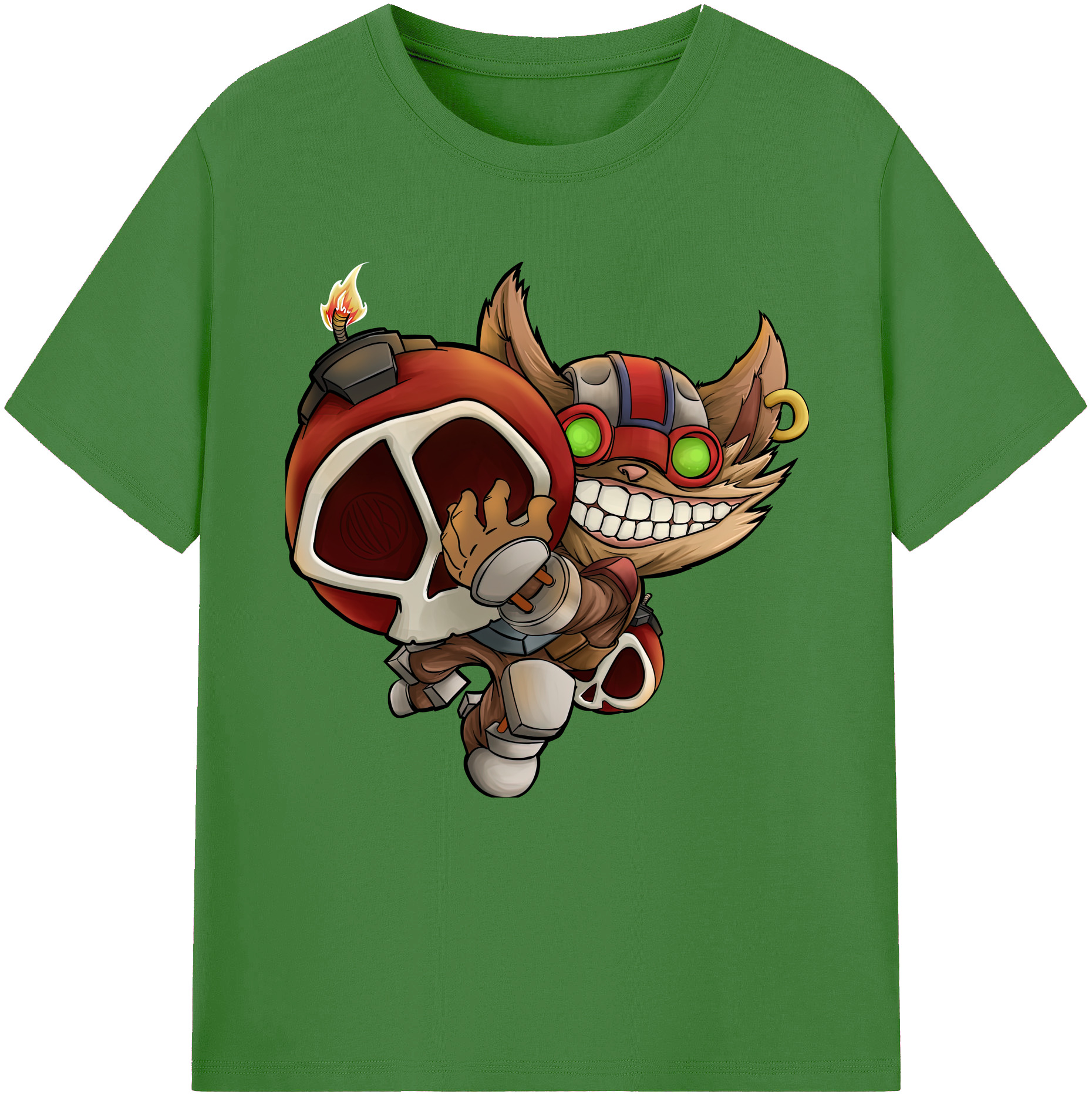 （画像用） リーグ・オブ・レジェンド League of Legends LOL レディースカジュアルプリントTシャツ（綿100％）